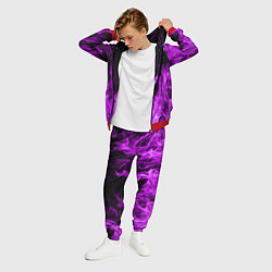Костюм мужской Фиолетовый огонь, цвет: 3D-красный — фото 2