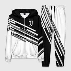 Костюм мужской FC Juventus: B&W Line, цвет: 3D-белый