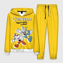 Костюм мужской Cuphead: Don't deal with the Devil, цвет: 3D-белый