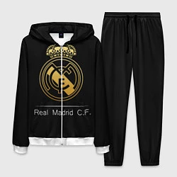 Костюм мужской FC Real Madrid: Gold Edition, цвет: 3D-белый