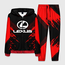 Костюм мужской Lexus: Red Anger, цвет: 3D-красный