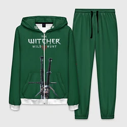 Костюм мужской The Witcher: Wild Hunt, цвет: 3D-белый