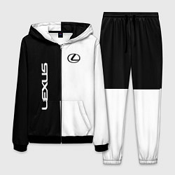 Костюм мужской Lexus: Black & White, цвет: 3D-черный