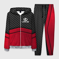 Костюм мужской Lexus: Red Carbon, цвет: 3D-меланж