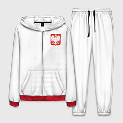 Костюм мужской Poland Team: Home WC-2018, цвет: 3D-красный