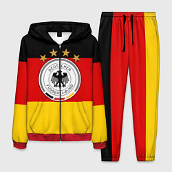 Костюм мужской Немецкий футбол, цвет: 3D-красный