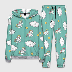 Костюм мужской Love of Unicorns, цвет: 3D-меланж