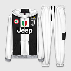 Костюм мужской FC Juventus 18-19, цвет: 3D-меланж
