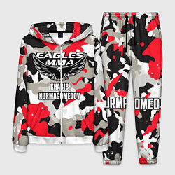 Костюм мужской Khabib Nurmagomedov: Red Camo, цвет: 3D-белый