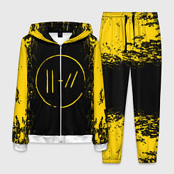 Костюм мужской 21 Pilots: Yellow & Black, цвет: 3D-белый