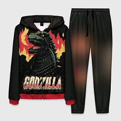 Костюм мужской Flame Godzilla, цвет: 3D-красный