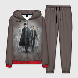 Костюм мужской Sherlock, цвет: 3D-красный