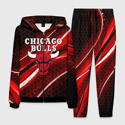 Костюм мужской CHICAGO BULLS, цвет: 3D-черный