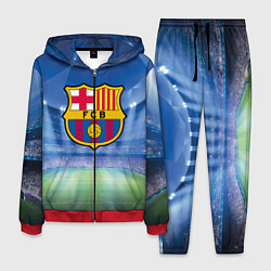 Костюм мужской FC Barcelona, цвет: 3D-красный