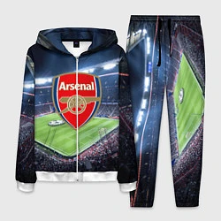 Костюм мужской FC Arsenal, цвет: 3D-белый