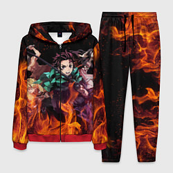 Костюм мужской KIMETSU NO YAIBA, цвет: 3D-красный