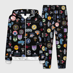 Костюм мужской NBA Pattern, цвет: 3D-белый