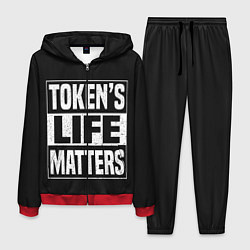 Костюм мужской TOKENS LIFE MATTERS, цвет: 3D-красный