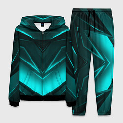 Костюм мужской NEON GEOMETRY STRIPES, цвет: 3D-черный