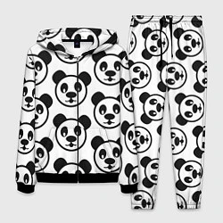 Костюм мужской Panda, цвет: 3D-черный