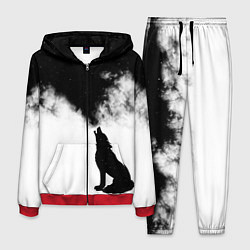 Костюм мужской Galaxy wolf, цвет: 3D-красный