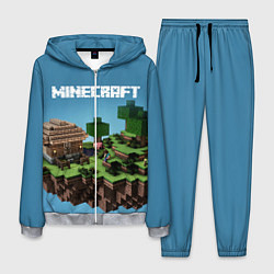 Костюм мужской Minecraft, цвет: 3D-меланж