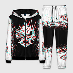 Костюм мужской CYBERPUNK 2077 SAMURAI GLITCH, цвет: 3D-черный