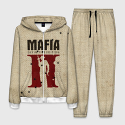 Костюм мужской Mafia 2 цвета 3D-белый — фото 1