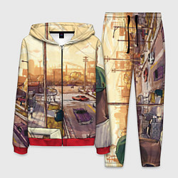 Костюм мужской GTA San Andreas, цвет: 3D-красный