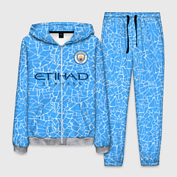 Костюм мужской Manchester City 2021 Home Kit, цвет: 3D-меланж
