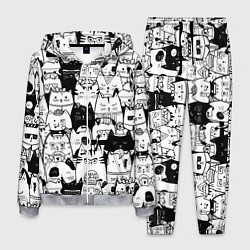 Костюм мужской Котики, цвет: 3D-меланж
