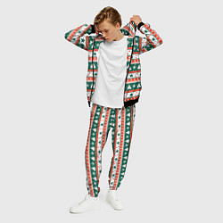 Костюм мужской Новогодний орнамент, цвет: 3D-черный — фото 2