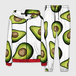 Костюм мужской Авокадо, цвет: 3D-красный