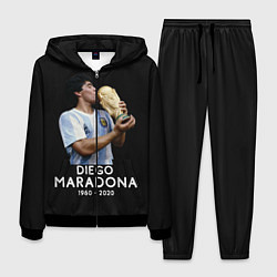 Костюм мужской Diego Maradona, цвет: 3D-черный