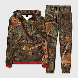 Костюм мужской Охотничий камуфляж, цвет: 3D-красный