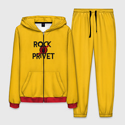 Костюм мужской Rock privet, цвет: 3D-красный
