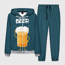 Костюм мужской Great Ideas start with a BEER, цвет: 3D-меланж