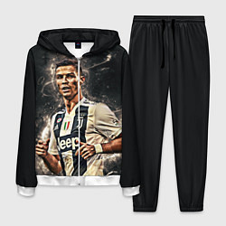 Костюм мужской Криштиану Роналду Ювентус, цвет: 3D-белый