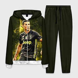 Костюм мужской Cristiano Ronaldo Juventus, цвет: 3D-белый