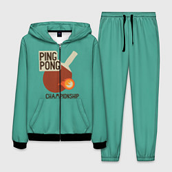 Костюм мужской Ping-pong, цвет: 3D-черный