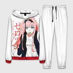 Костюм мужской Zero Two, Darling in the Franx, цвет: 3D-красный