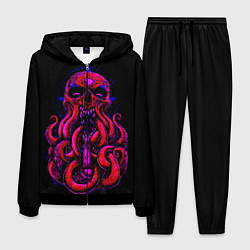 Костюм мужской Череп Осьминог Octopus Skull, цвет: 3D-черный