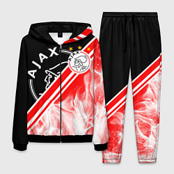 Костюм мужской FC AJAX AMSTERDAM ФК АЯКС, цвет: 3D-черный