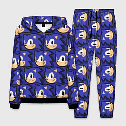 Костюм мужской Sonic pattern, цвет: 3D-черный