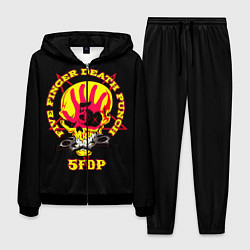 Костюм мужской Five Finger Death Punch FFDP, цвет: 3D-черный