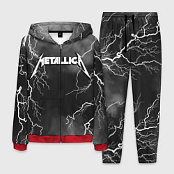Костюм мужской METALLICA РАЗРЯД МОЛНИИ, цвет: 3D-красный