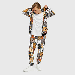 Костюм мужской Коты и котики, цвет: 3D-черный — фото 2