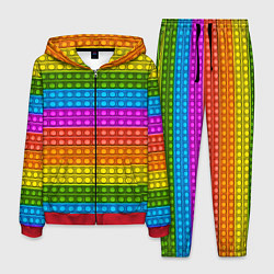 Костюм мужской POP it ИГРУШКА АНТИСТРЕСС, цвет: 3D-красный