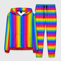 Костюм мужской Color gradient, цвет: 3D-красный