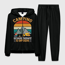 Костюм мужской Camping, цвет: 3D-черный